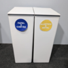 Ecopoint Touch 2x40L Conectable Blanco Morandi 